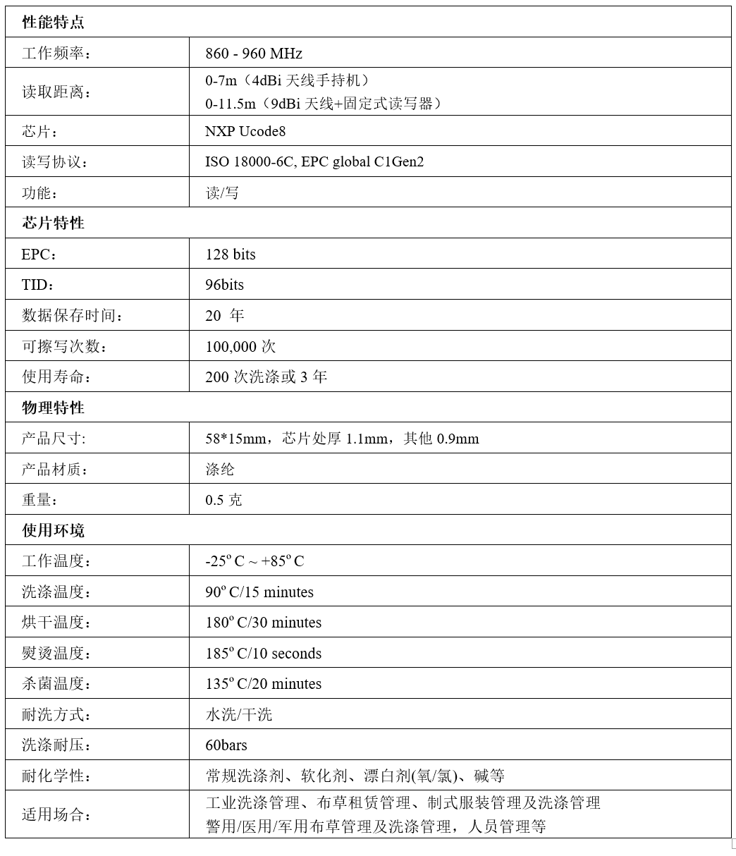 洗濯タグ LTL-405-P の詳細