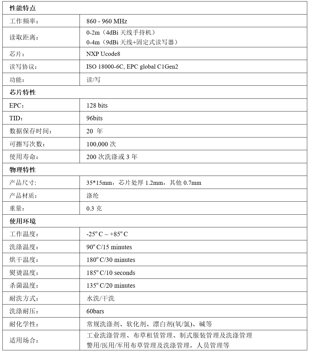 洗濯タグ LTL-408-P の詳細