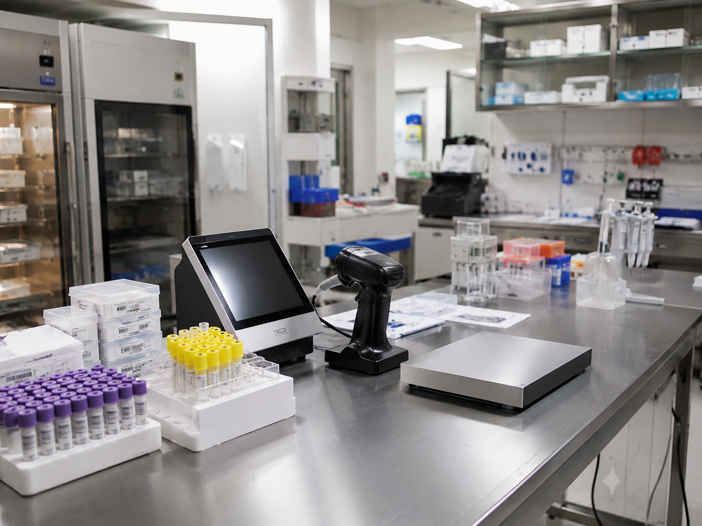 Sample verification bench