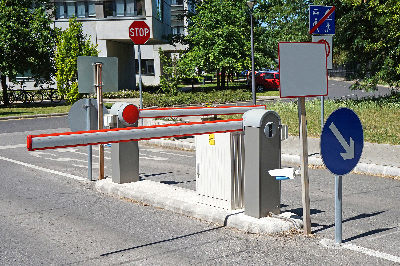 Campus gate vehicle access