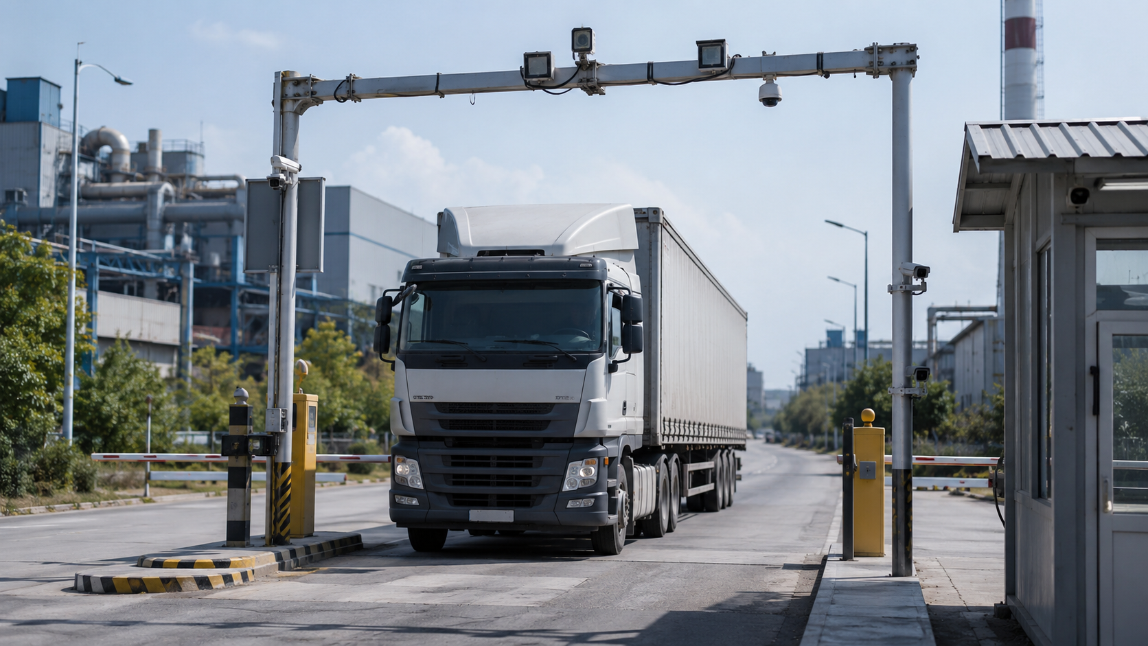 Factory freight gate
