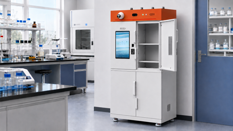 Chemical reagent cabinet